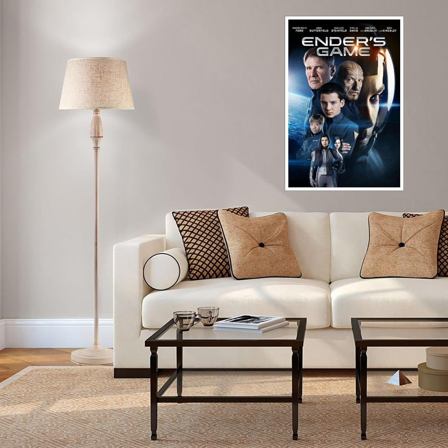 Ender's Game Movie Poster Poster Sci-fi Adventures Canvas Prints Action Movies Wall Art For Home Office Cinema Decorations Unframed 36"x24"