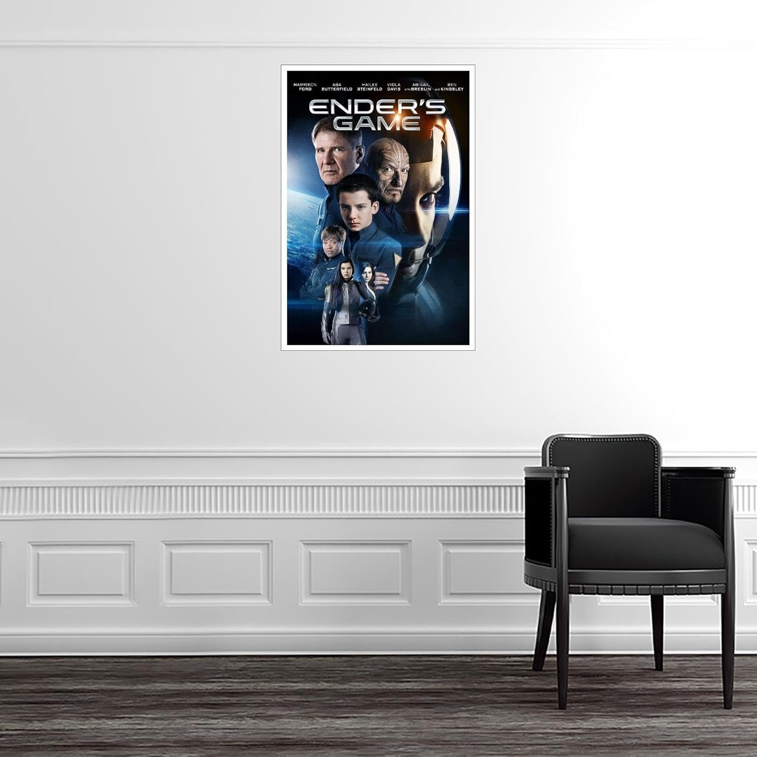 Ender's Game Movie Poster Poster Sci-fi Adventures Canvas Prints Action Movies Wall Art For Home Office Cinema Decorations Unframed 36"x24"