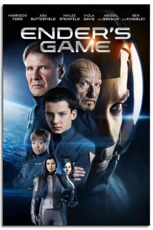 Ender's Game Movie Poster Poster Sci-fi Adventures Canvas Prints Action Movies Wall Art For Home Office Cinema Decorations Unframed 36"x24"
