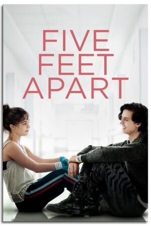 Five Feet Apart Movie Poster Canvas Prints Love Story Love Movies Poster Wall Art For Home Office Cinema Decorations Unframed 36"x24"