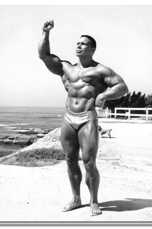 Generic Bill Pearl Canvas Prints Vintage Bodybuilding Poster Wall Art For Home Office Gym Decorations Unframed 16""x12""