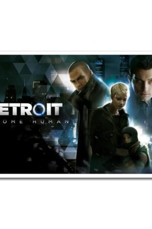 Generic Detroit Canvas Prints Become Human Game Poster Wall Art For Home Office Decorations Unframed 20""x12""