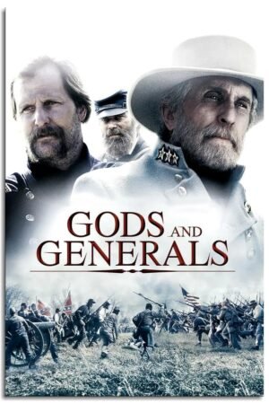 Gods And Generals Movie Poster Canvas Prints Historical Wars War Movies Poster Wall Art For Home Office Cinema Decorations Unframed 18"x12"