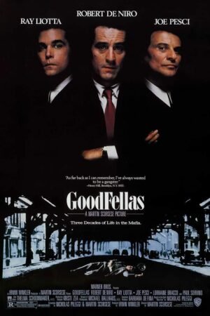 Goodfellas - Movie Poster (Regular Style - Robert DeNiro, Joe Pesci, Ray Liotta) (Size: 24" x 36")