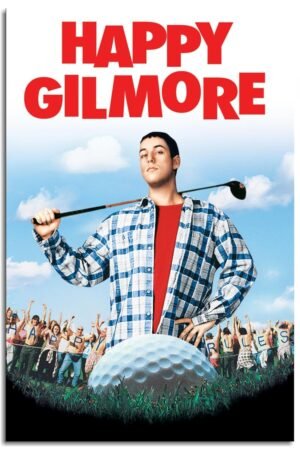 Happy Gilmore Movie Poster Wall Art Romantic Comedy Canvas Prints Classic Movies Poster For Home Office Cinema Decorations Unframed 12"x8"