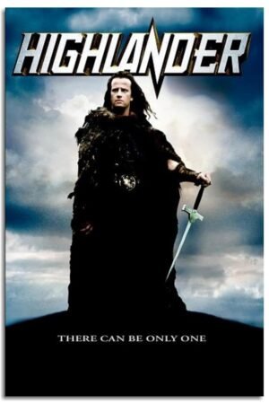 Highlander Movie Poster Canvas Prints Fantasy Adventure Action Movies Poster Wall Art For Home Office Cinema Decorations Unframed 18"x12"