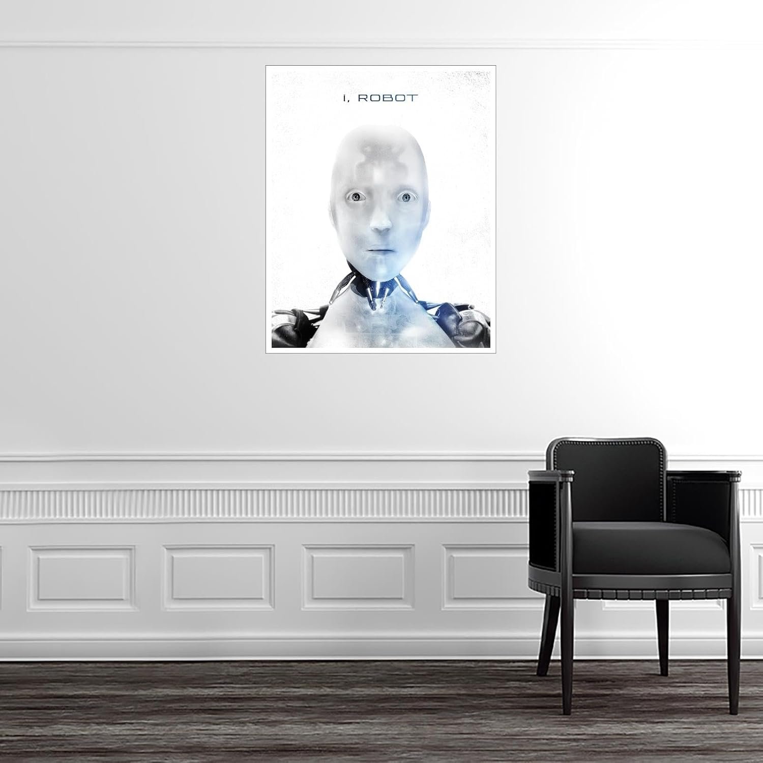 I, Robot Movie Poster Canvas Prints Science Fiction Movies Action Movies Poster Wall Art For Home Office Cinema Decorations Unframed 10"x8"