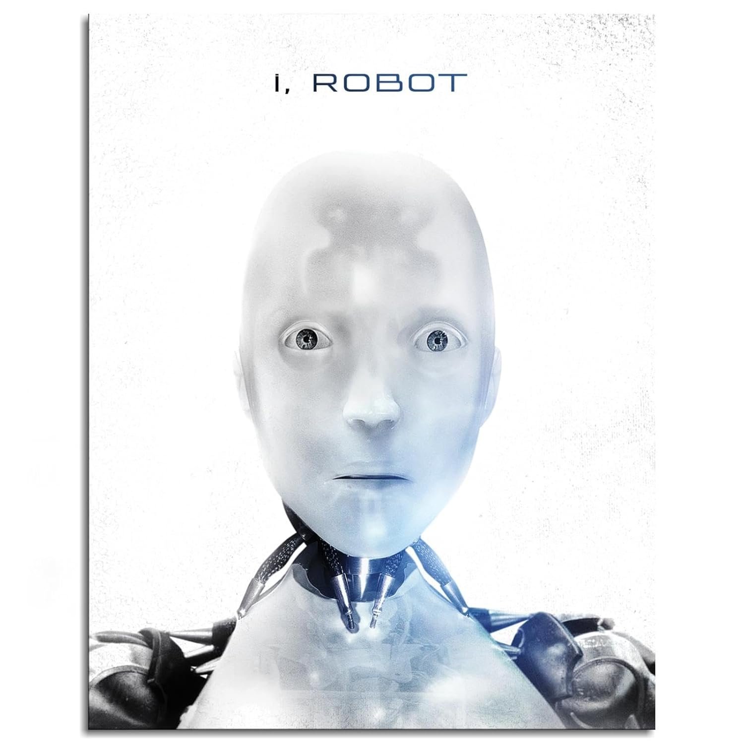 I, Robot Movie Poster Canvas Prints Science Fiction Movies Action Movies Poster Wall Art For Home Office Cinema Decorations Unframed 10"x8"