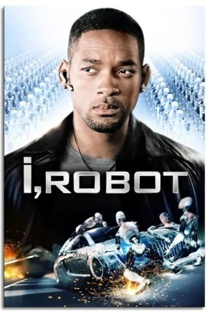 I, Robot Movie Poster Wall Art Science Fiction Movies Canvas Prints Action Movies Poster For Home Office Decorations Unframed 36"x24"
