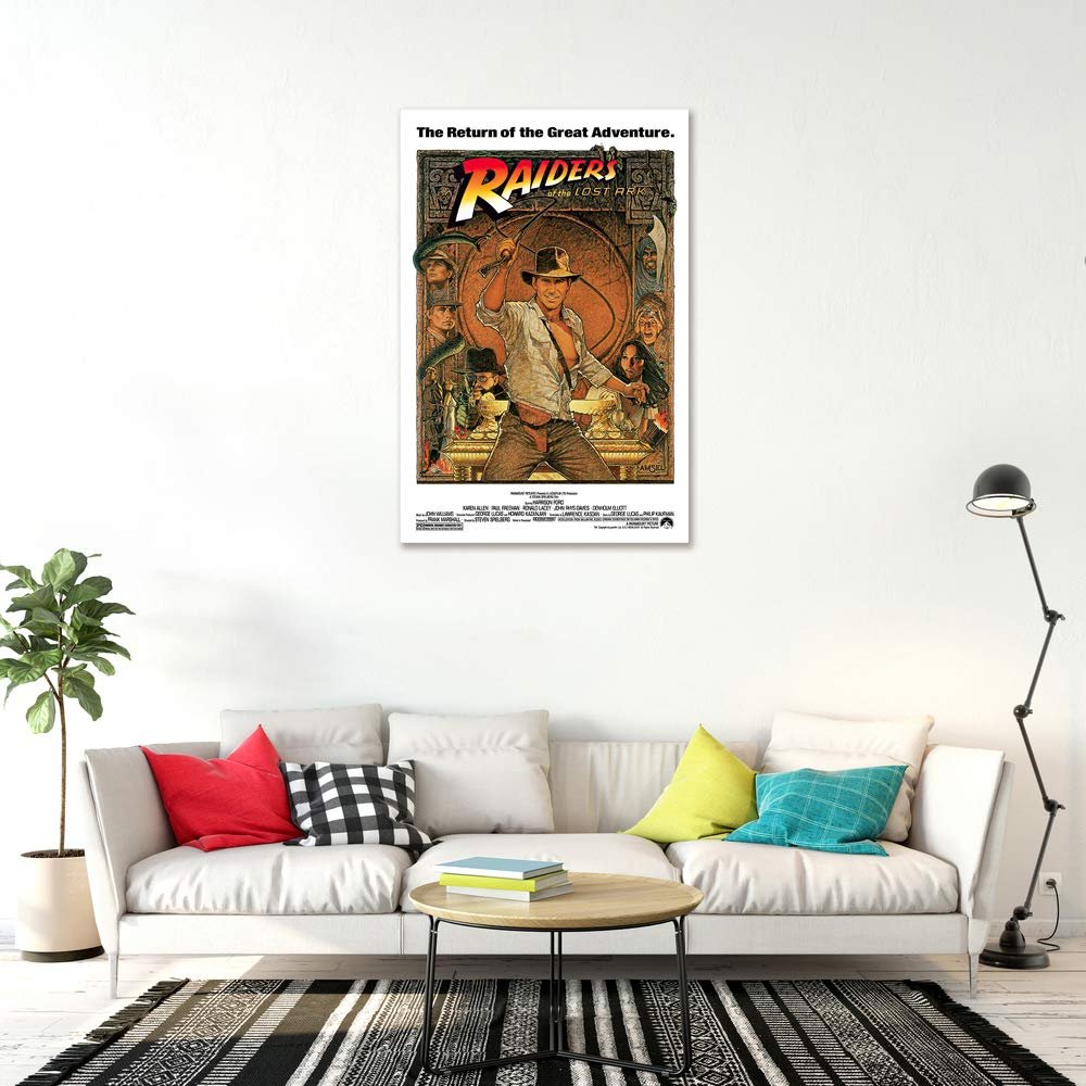 Indiana Jones - Raiders Of The Lost Ark - Movie Poster (1982 Re-Release) (Size: 24" x 36")