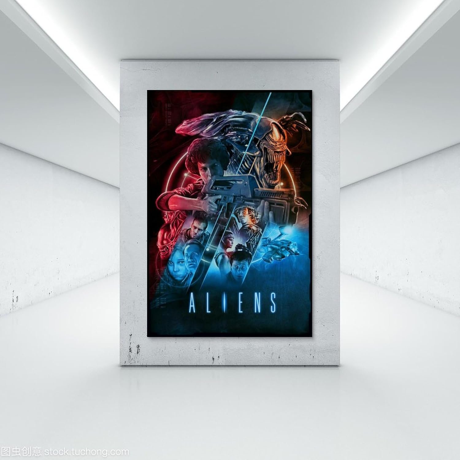 JGNHJC Alien Horror Movie Poster for Bedroom Aesthetic Canvas Art Poster Bedroom Decor Posters 20x30inch(50x75cm), Unframe-style-7