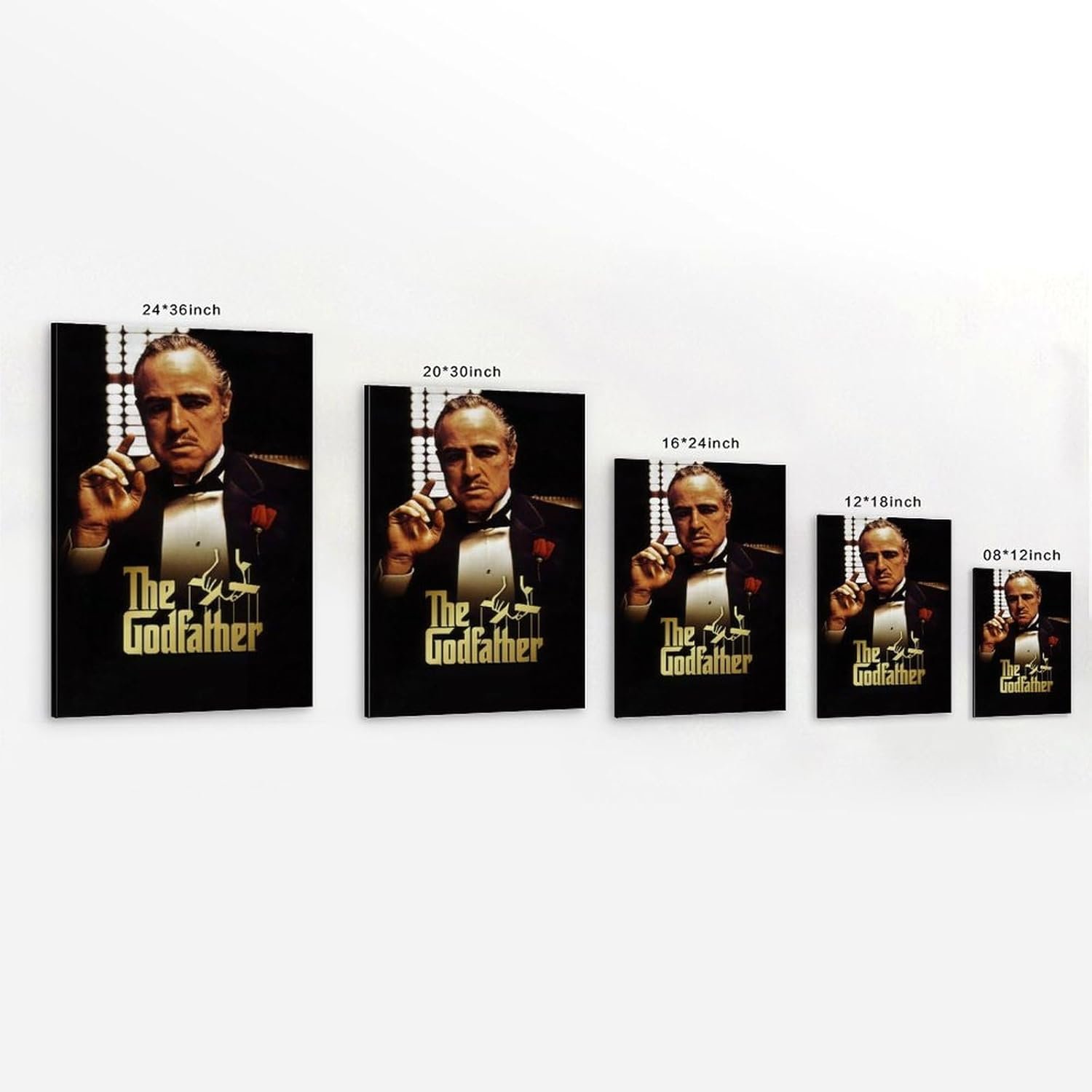 JGNHJC Classic Movie Poster Canvas Art Poster Bedroom Decor Posters 16x24inch(40x60cm), Frame-style-14