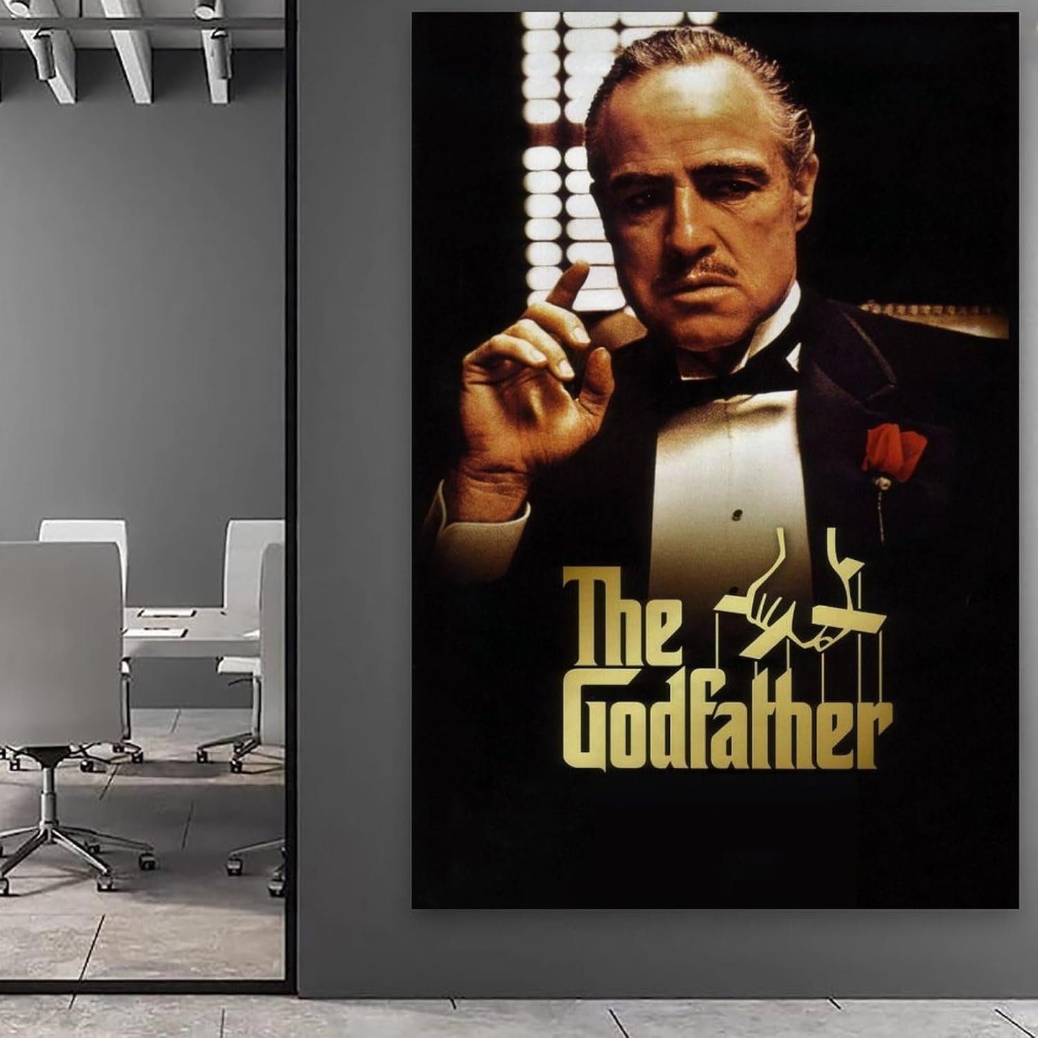 JGNHJC Classic Movie Poster Canvas Art Poster Bedroom Decor Posters 16x24inch(40x60cm), Frame-style-14