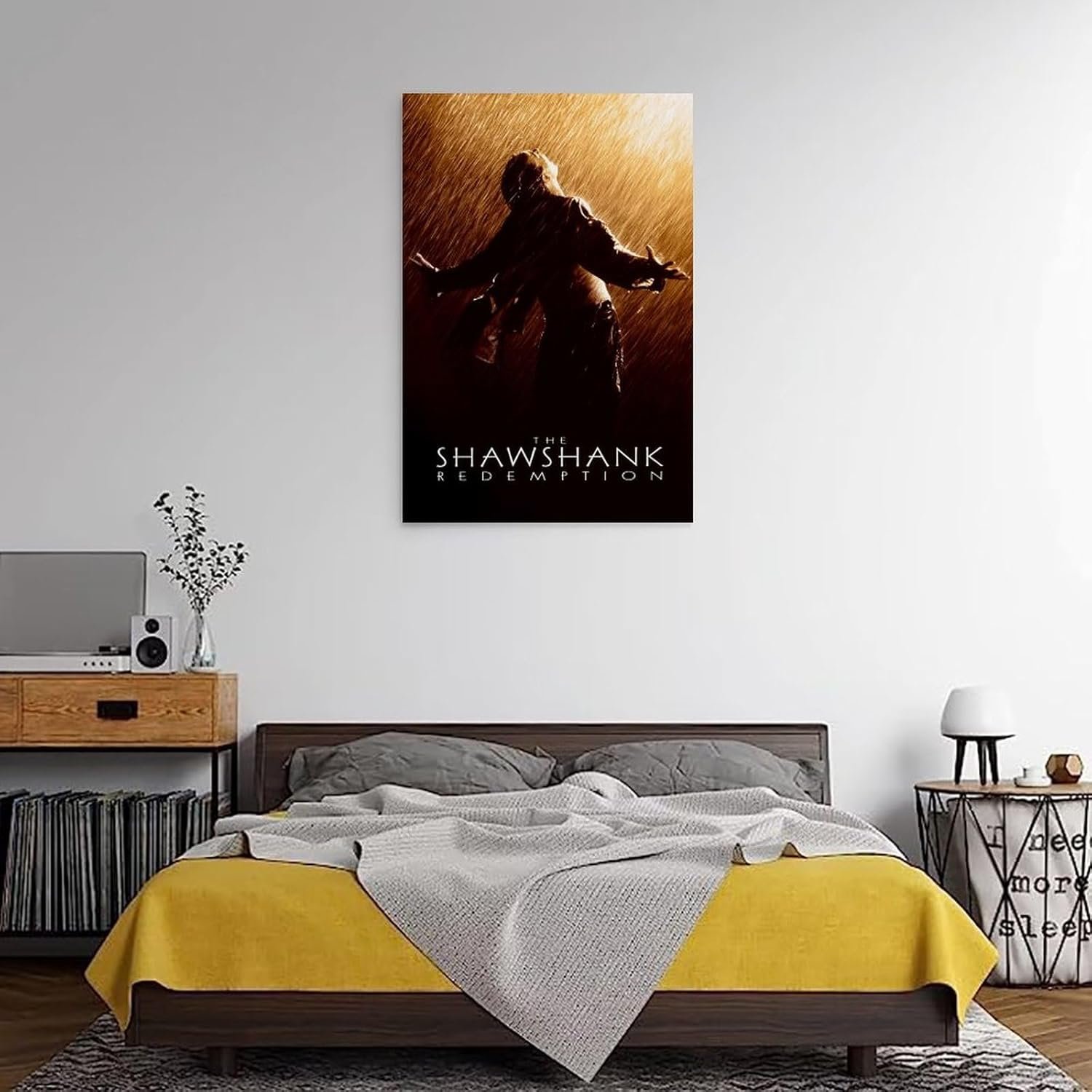 JGNHJC Classic Movie Poster Canvas Wall Art Living Room Posters Bedroom Painting 20x30inch(50x75cm), Frame-style-5