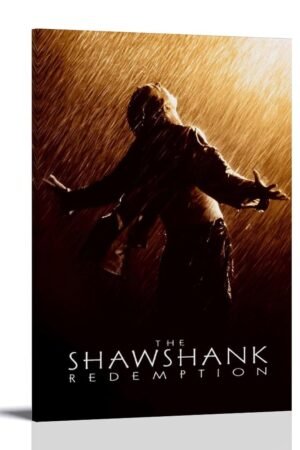 JGNHJC Classic Movie Poster Canvas Wall Art Living Room Posters Bedroom Painting 20x30inch(50x75cm), Frame-style-5