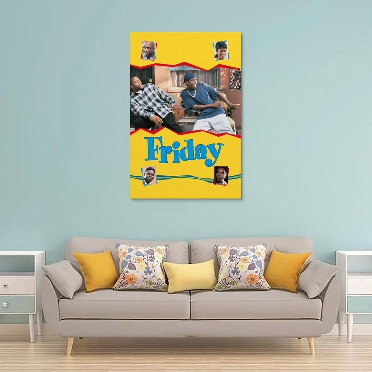 JGNHJC Friday Movie Poster Canvas Wall Art Living Room Posters Bedroom Painting 12x18inch(30x45cm), Unframe-style-3