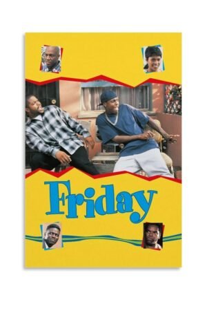 JGNHJC Friday Movie Poster Canvas Wall Art Living Room Posters Bedroom Painting 12x18inch(30x45cm), Unframe-style-3
