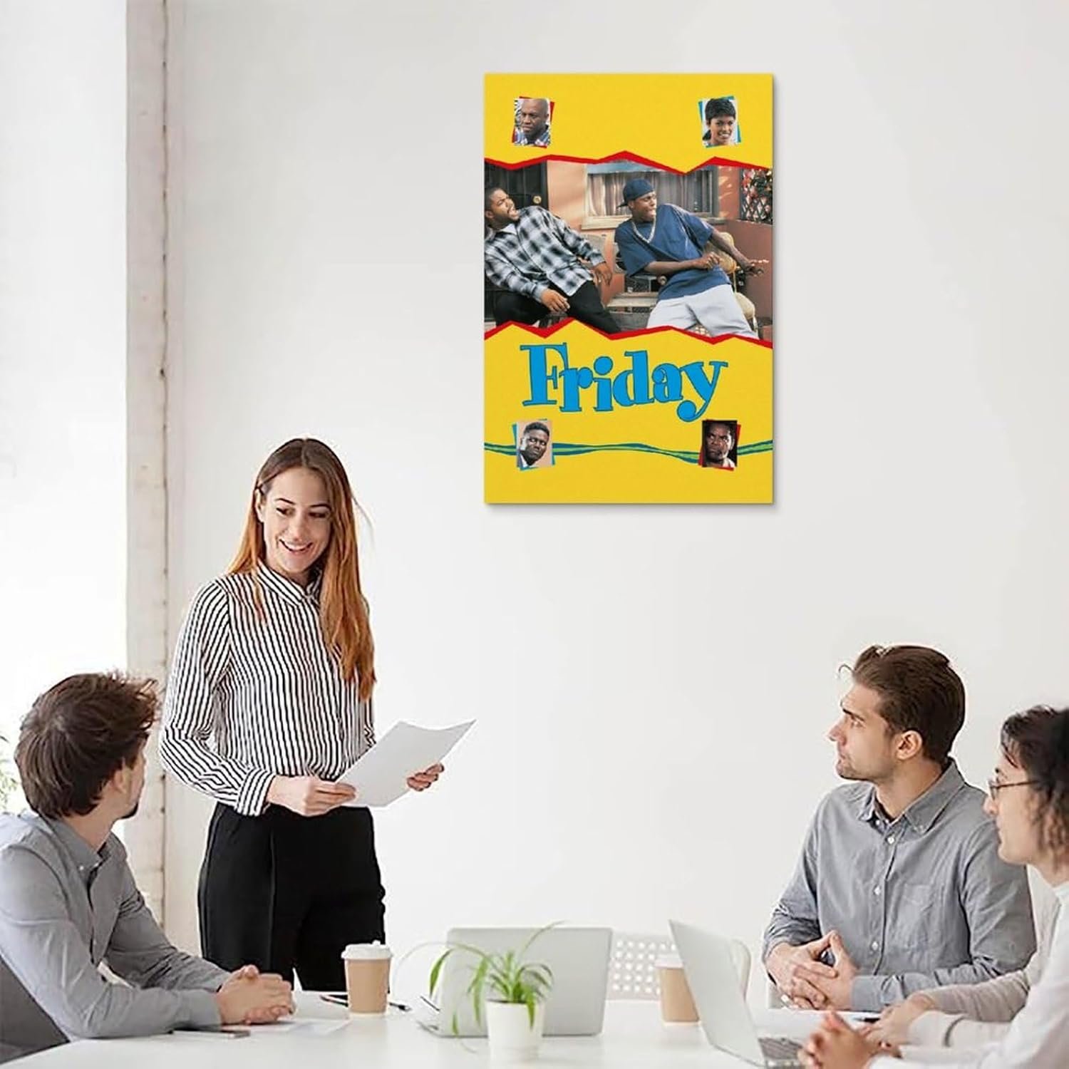 JGNHJC Friday Movie Poster Canvas Wall Art Living Room Posters Bedroom Painting 12x18inch(30x45cm), Unframe-style-3