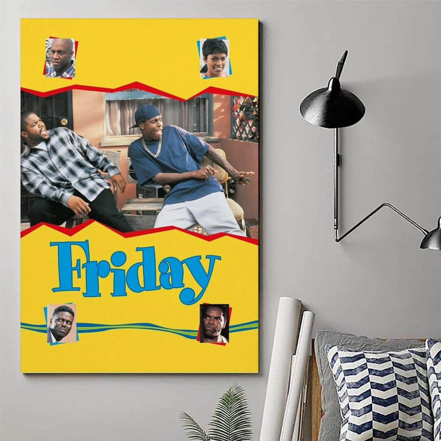 JGNHJC Friday Movie Poster Canvas Wall Art Living Room Posters Bedroom Painting 12x18inch(30x45cm), Unframe-style-3