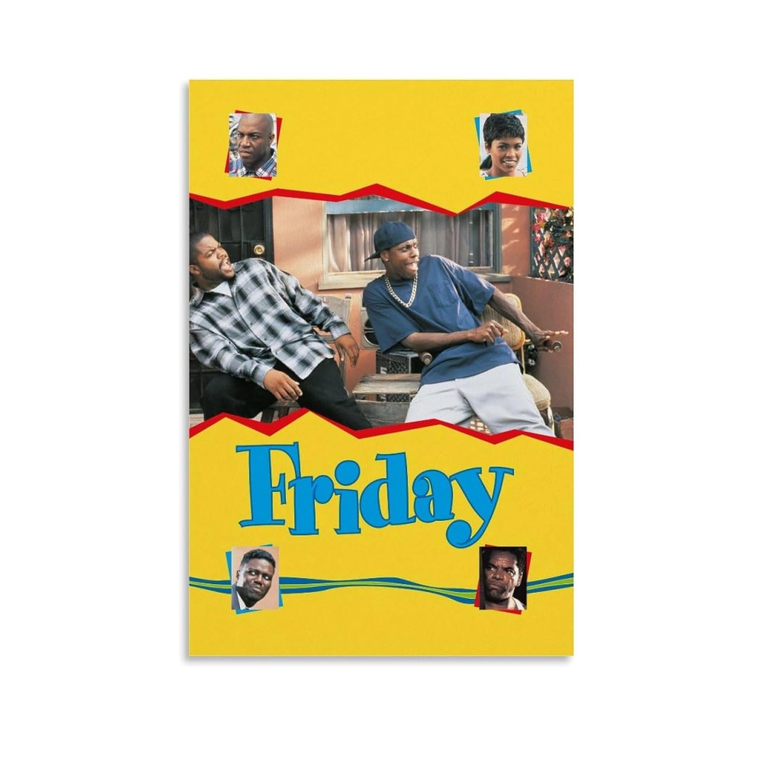 JGNHJC Friday Movie Poster Canvas Wall Art Living Room Posters Bedroom Painting 12x18inch(30x45cm), Unframe-style-3