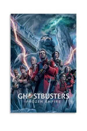JGNHJC Ghostbusters Poster Frozen Empire 2024 Movie Posters Canvas Wall Art Living Room Posters Bedroom Painting 24x36inch(60x90cm), Unframe-style-11