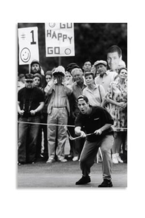 JGNHJC Happy Gilmore Movie Poster Canvas Wall Art Living Room Posters Bedroom Painting 24x36inch(60x90cm), Unframe-style