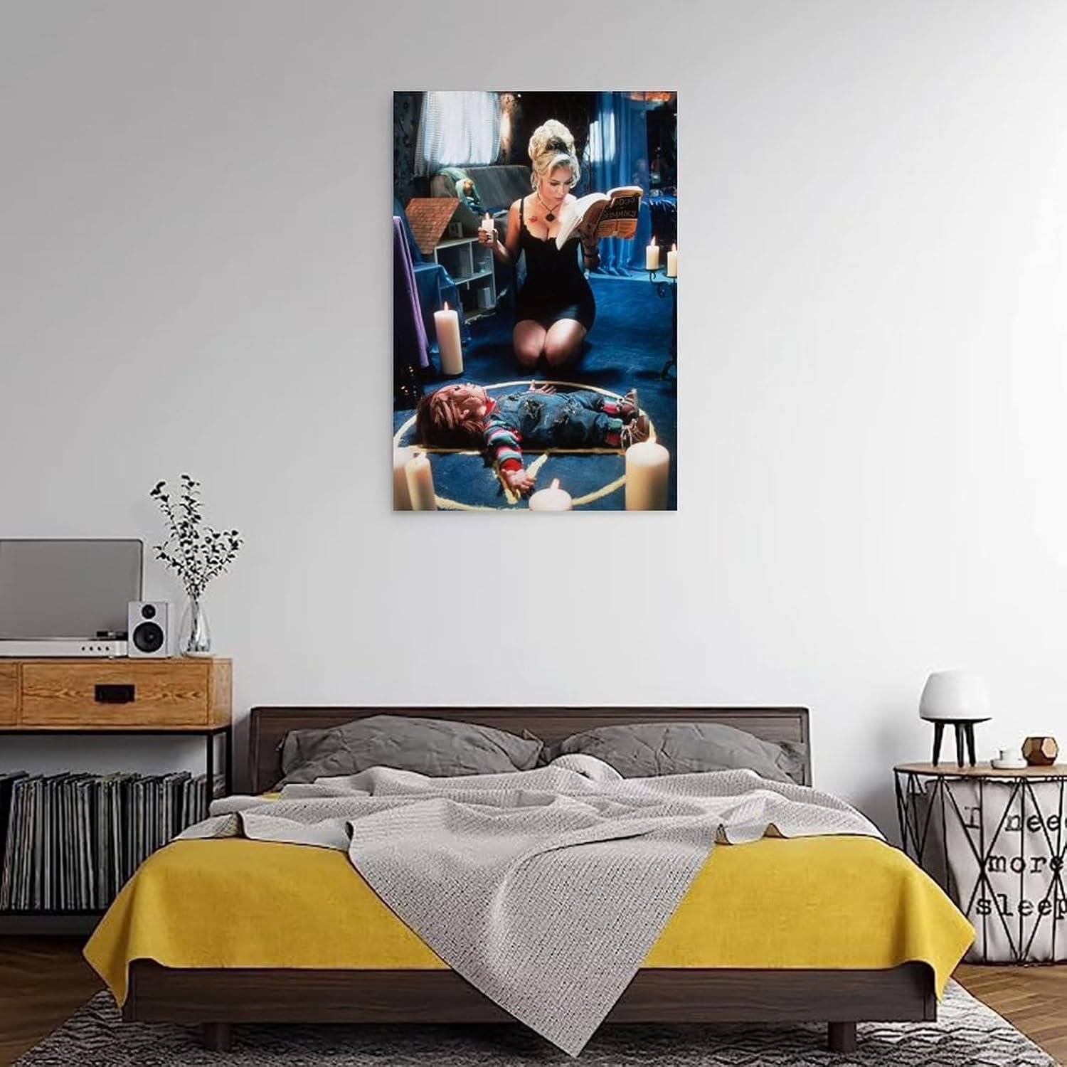 JGNHJC Jennifer Tilly Poster Canvas Art Poster Bedroom Decor Posters 16x24inch(40x60cm), Frame-style-14