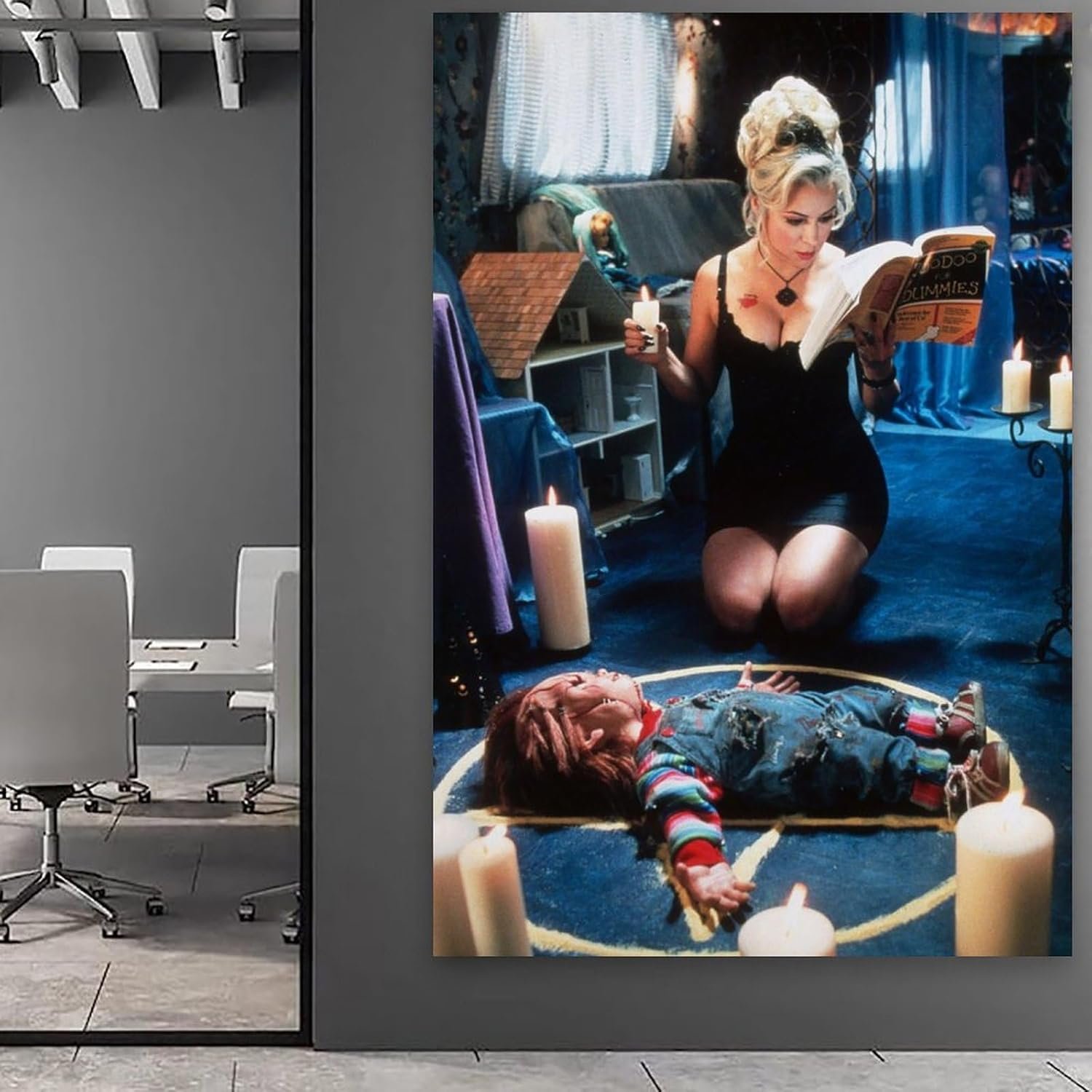 JGNHJC Jennifer Tilly Poster Canvas Art Poster Bedroom Decor Posters 16x24inch(40x60cm), Frame-style-14