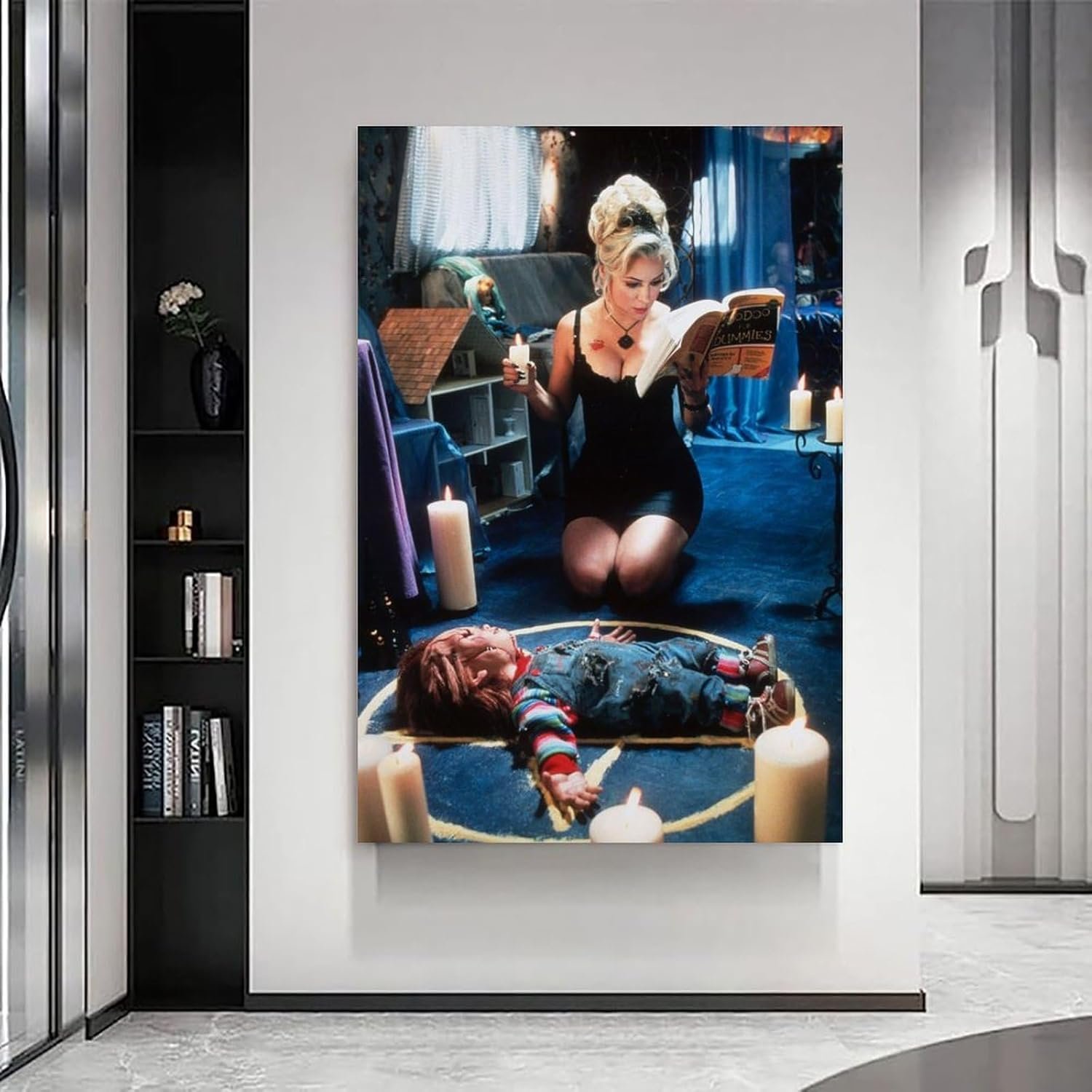 JGNHJC Jennifer Tilly Poster Canvas Art Poster Bedroom Decor Posters 16x24inch(40x60cm), Frame-style-14