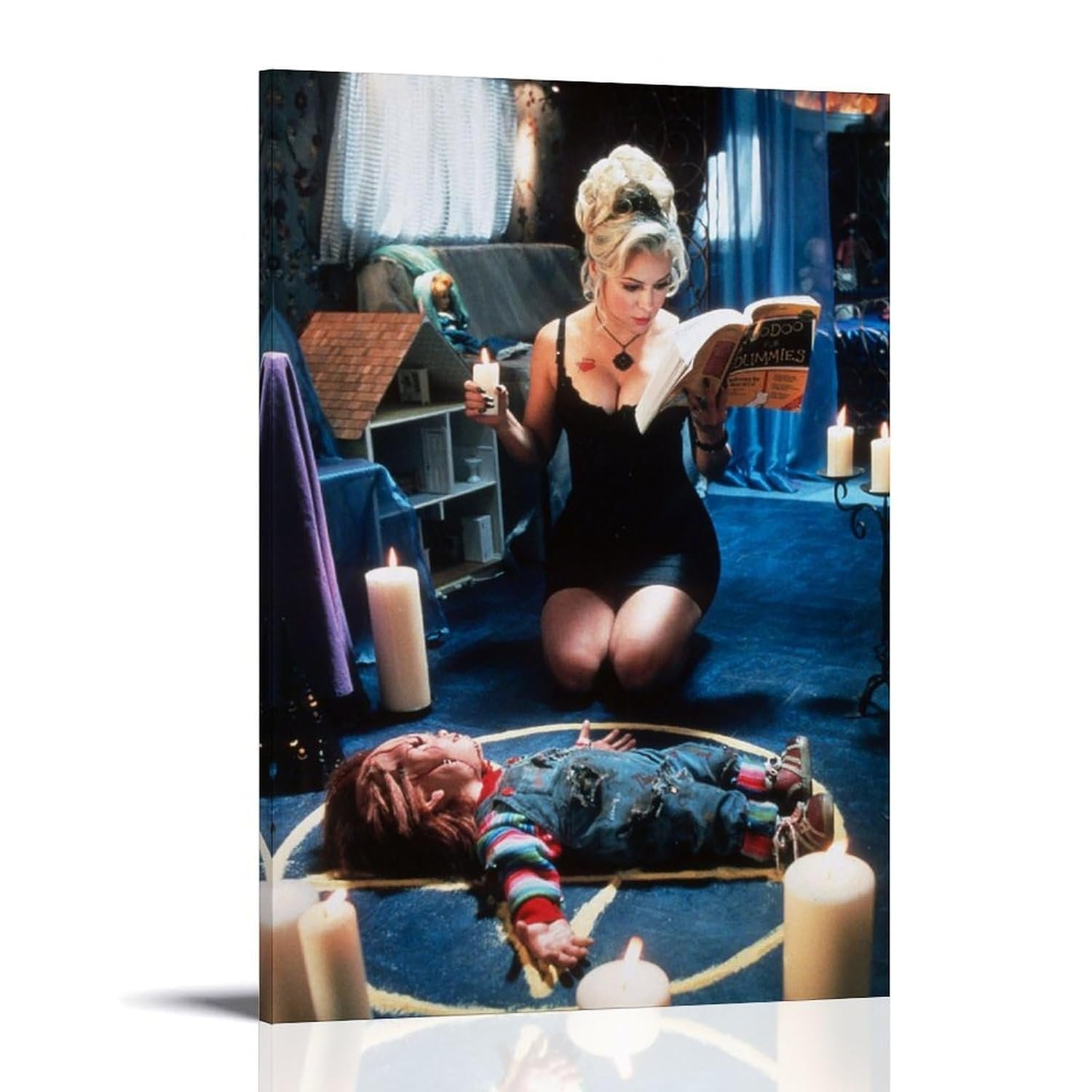 JGNHJC Jennifer Tilly Poster Canvas Art Poster Bedroom Decor Posters 16x24inch(40x60cm), Frame-style-14