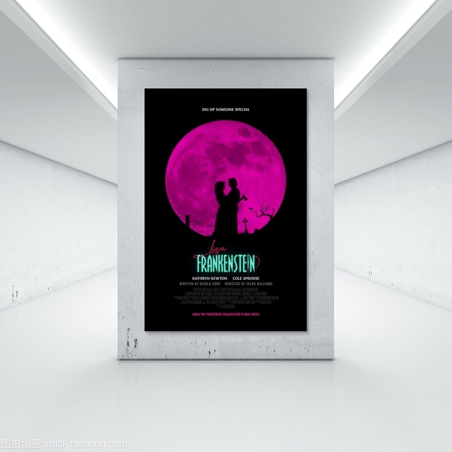 JGNHJC Lisa Frankenstein 2024 Poster Canvas Art Poster Bedroom Decor Posters 24x36inch(60x90cm), Unframe-style-9