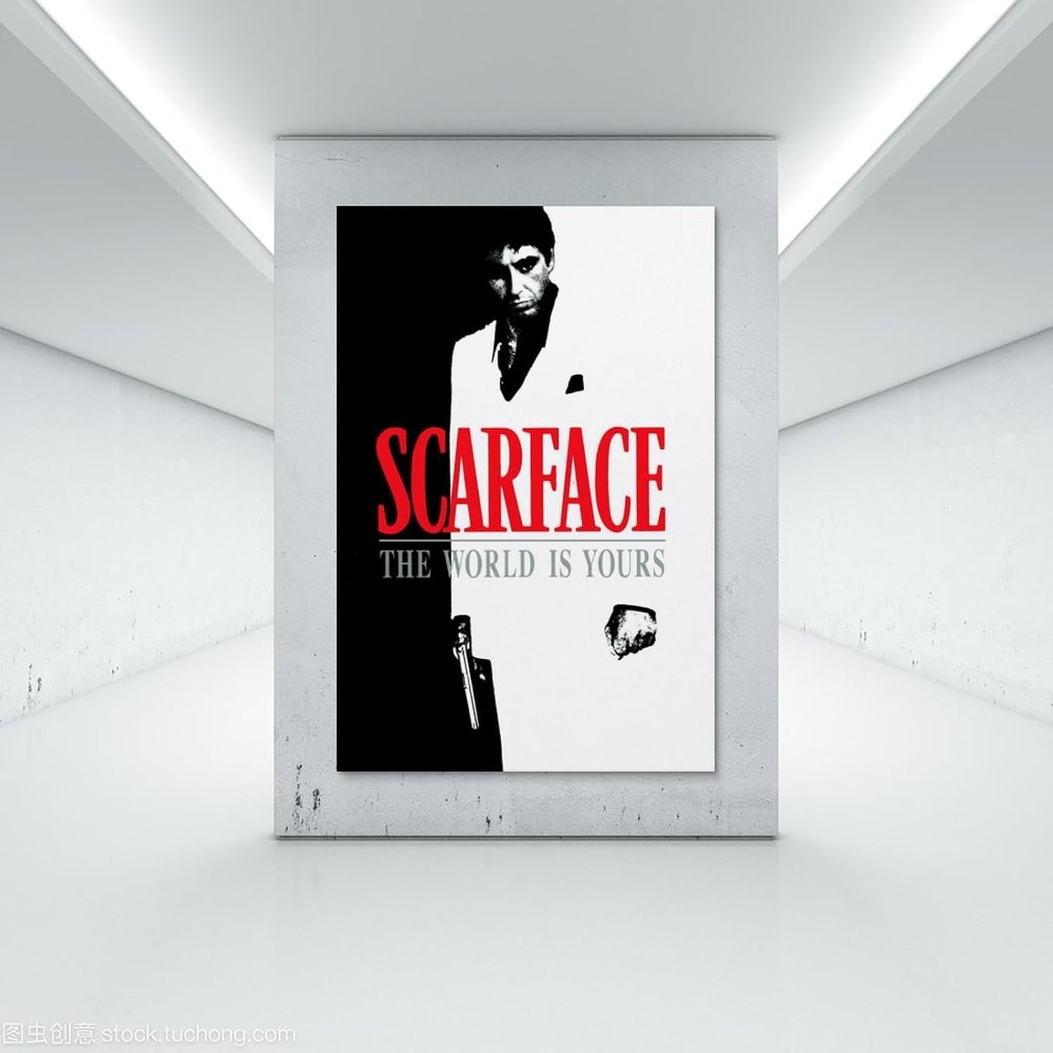 JGNHJC Scarface Movie Poster Canvas Art Poster Bedroom Decor Posters 24x36inch(60x90cm), Unframe-style-12