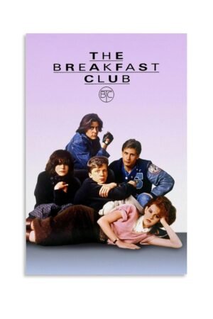 JGNHJC The Breakfast Club Movie Poster for Bedroom Aesthetic Canvas Wall Art Living Room Posters Bedroom Painting 12x18inch(30x45cm), Unframe-style-4