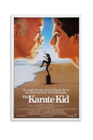 JGNHJC The Karate Kid 1984 Movie Poster Canvas Art Poster Bedroom Decor Posters 12x18inch(30x45cm), Unframe-style-3