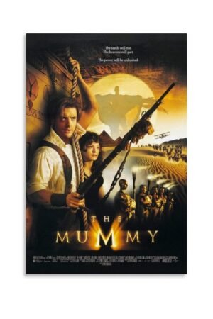 JGNHJC The Mummy Vintage Movie Posters Canvas Wall Art Living Room Posters Bedroom Painting 12x18inch(30x45cm), Unframe-style-3