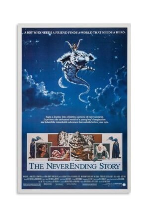 JGNHJC The Neverending Story Movie Poster Canvas Art Poster Bedroom Decor Posters 12x18inch(30x45cm), Unframe-style-1