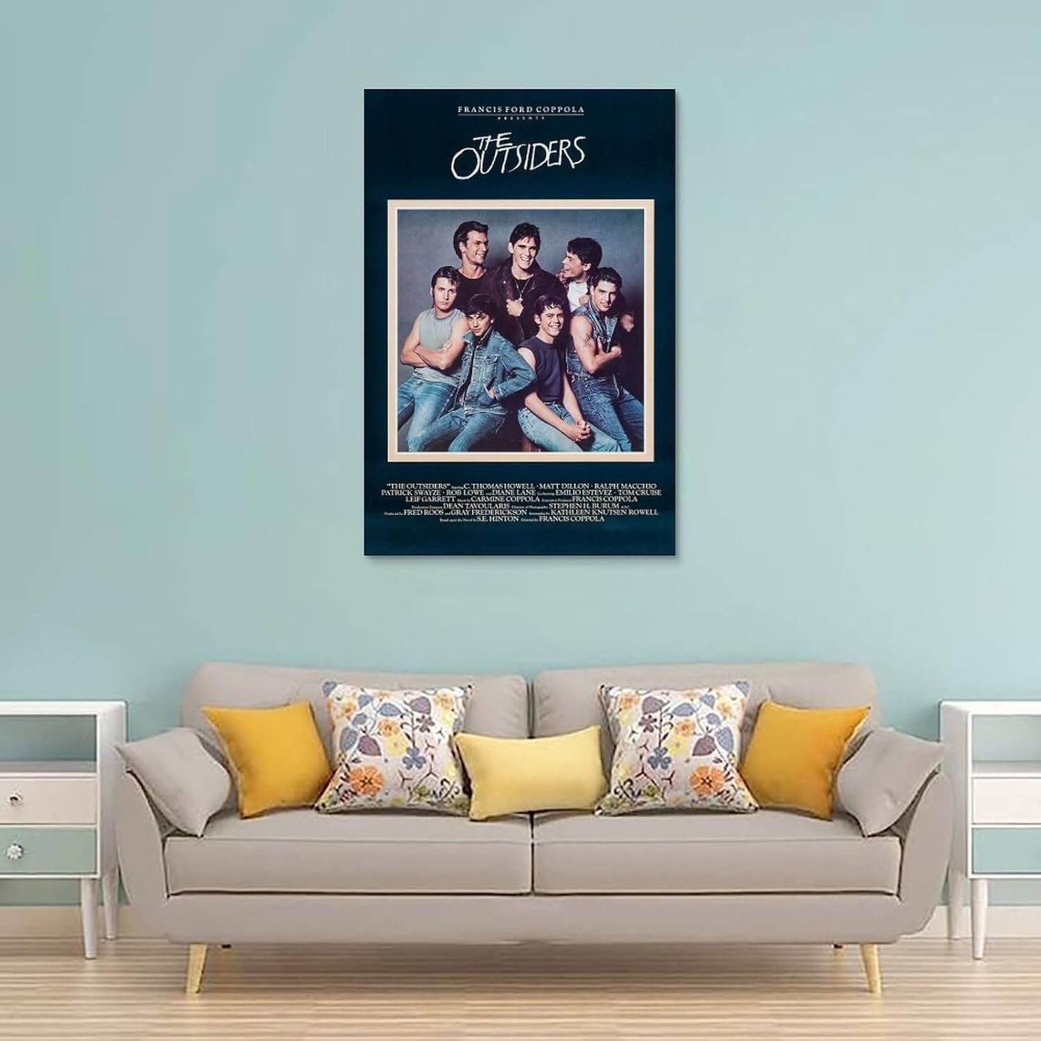 JGNHJC The Outsiders Movie Poster Canvas Art Poster Bedroom Decor Posters 12x18inch(30x45cm), Unframe-style-7