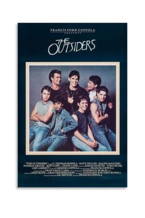 JGNHJC The Outsiders Movie Poster Canvas Art Poster Bedroom Decor Posters 12x18inch(30x45cm), Unframe-style-7