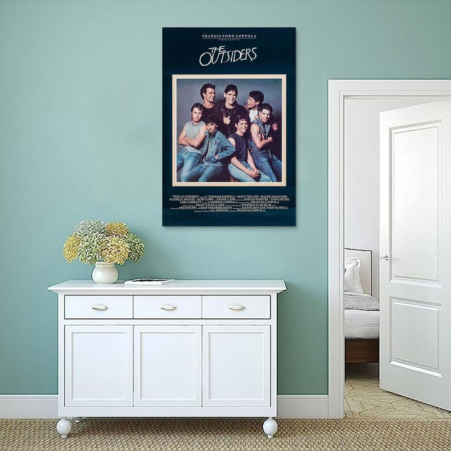 JGNHJC The Outsiders Movie Poster Canvas Art Poster Bedroom Decor Posters 12x18inch(30x45cm), Unframe-style-7
