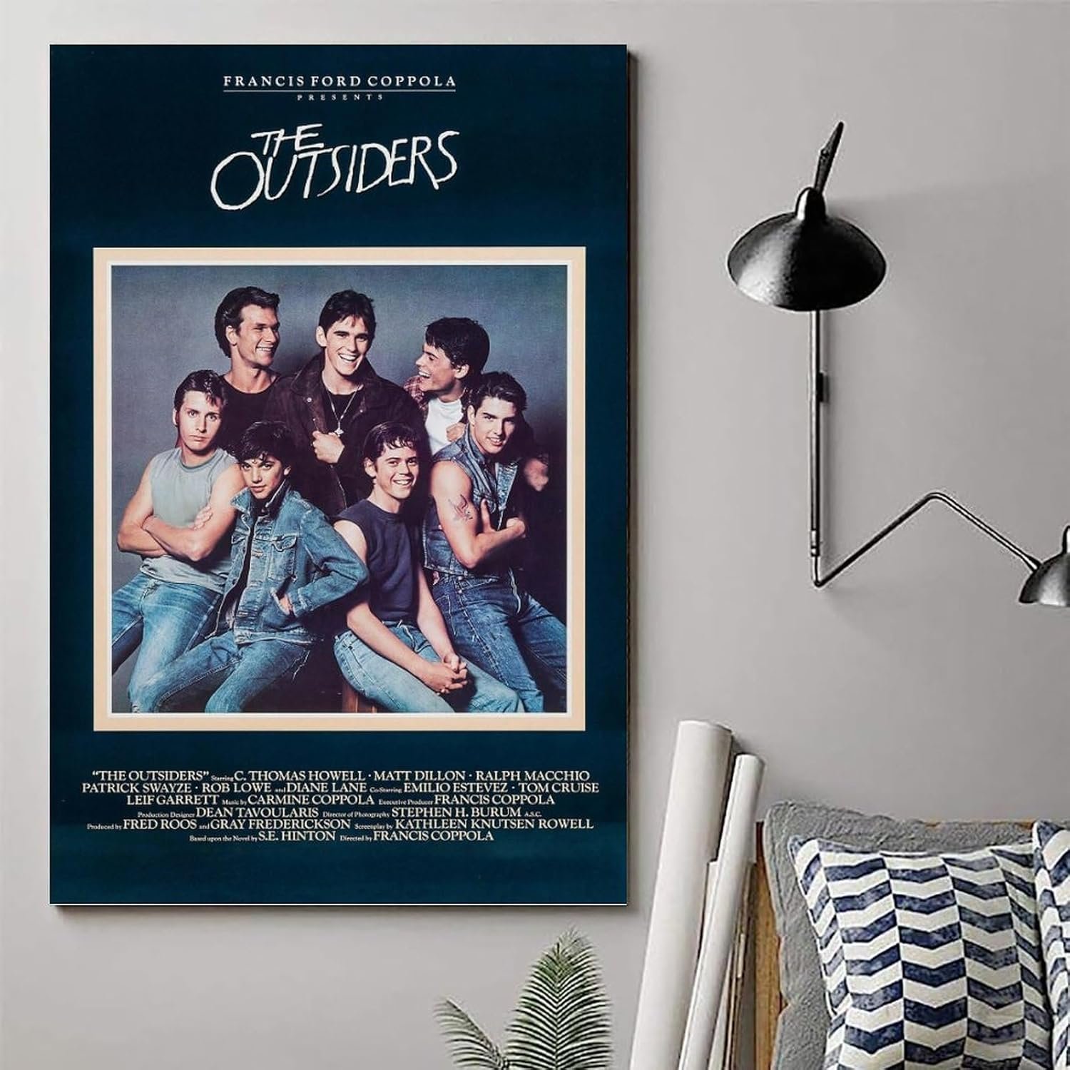 JGNHJC The Outsiders Movie Poster Canvas Art Poster Bedroom Decor Posters 12x18inch(30x45cm), Unframe-style-7