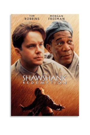 JGNHJC The Shawshank Redemption Classic Movie Poster Canvas Art Poster Bedroom Decor Posters 24x36inch(60x90cm), Unframe-style-5