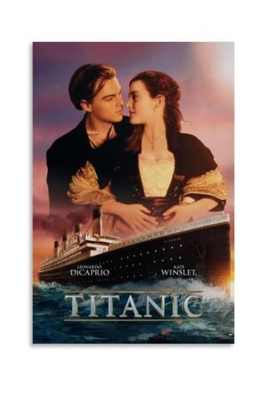JGNHJC Titanic Classic Movie Poster Canvas Art Poster Bedroom Decor Posters 16x24inch(40x60cm), Unframe-style-4