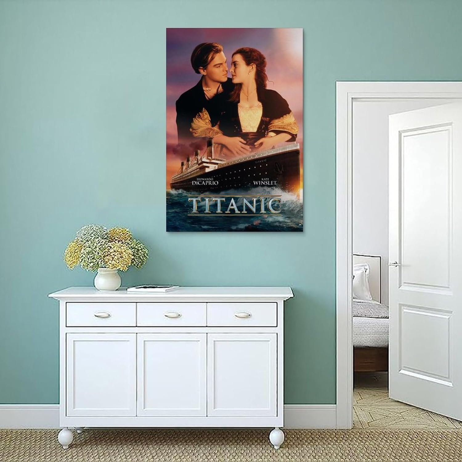 JGNHJC Titanic Classic Movie Poster Canvas Art Poster Bedroom Decor Posters 16x24inch(40x60cm), Unframe-style-4