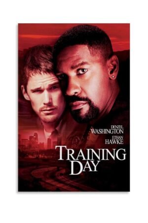 JGNHJC Training Day Movie Poster Canvas Wall Art Living Room Posters Bedroom Painting 20x30inch(50x75cm), Unframe-style-1