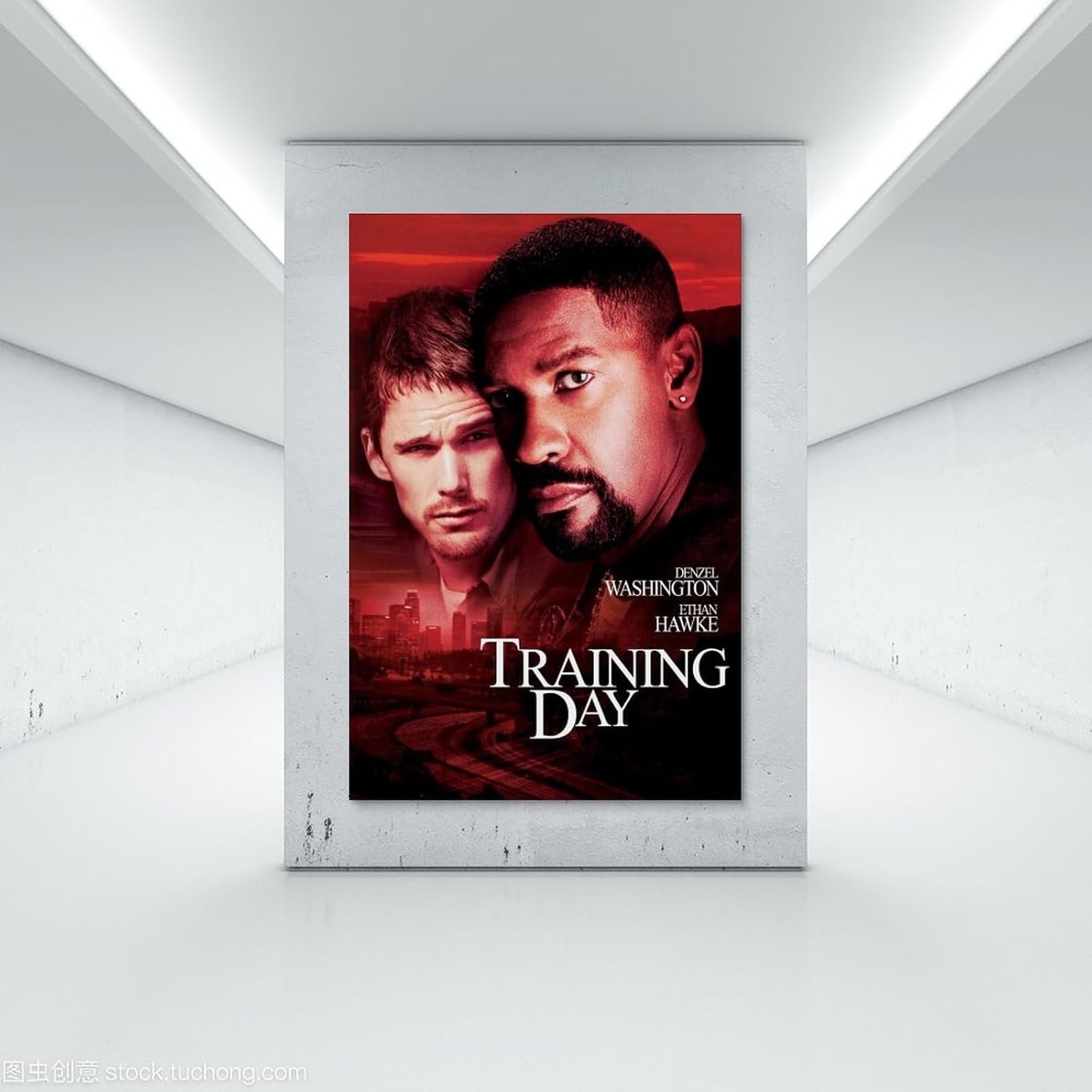 JGNHJC Training Day Movie Poster Canvas Wall Art Living Room Posters Bedroom Painting 20x30inch(50x75cm), Unframe-style-1