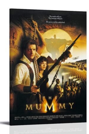 JGNHJC Vintage Movie Posters Canvas Art Poster Bedroom Decor Posters 16x24inch(40x60cm), Frame-style-3