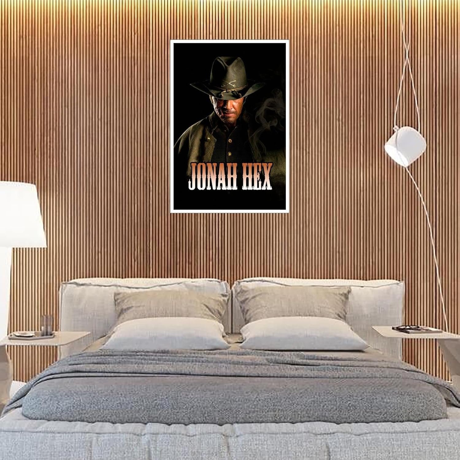 Jonah Hex Movie Poster Canvas Prints Western Cowboy Action Movies Poster Wall Art For Home Office Cinema Decorations Unframed 12"x8"