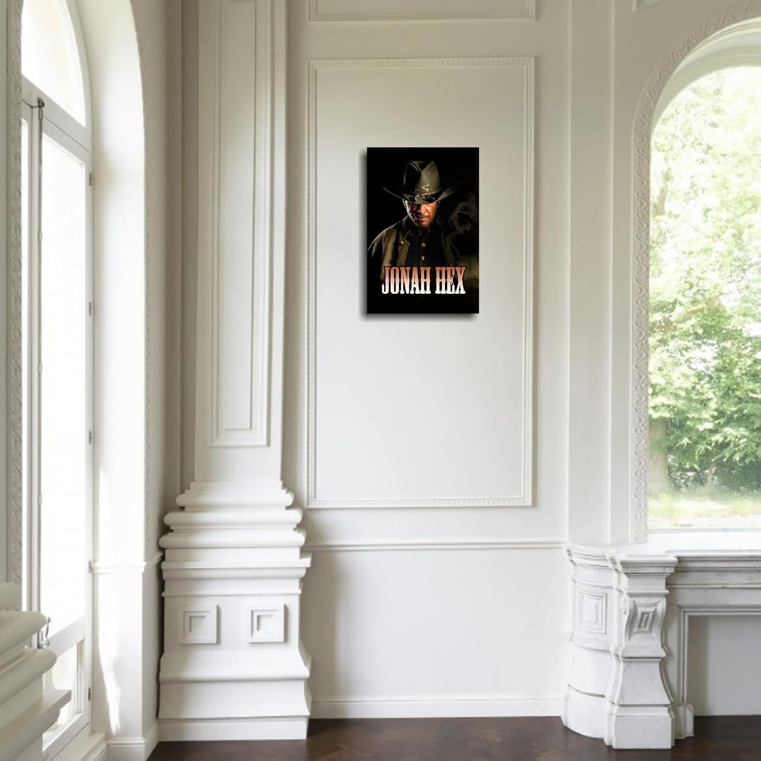 Jonah Hex Movie Poster Canvas Prints Western Cowboy Action Movies Poster Wall Art For Home Office Cinema Decorations Unframed 12"x8"