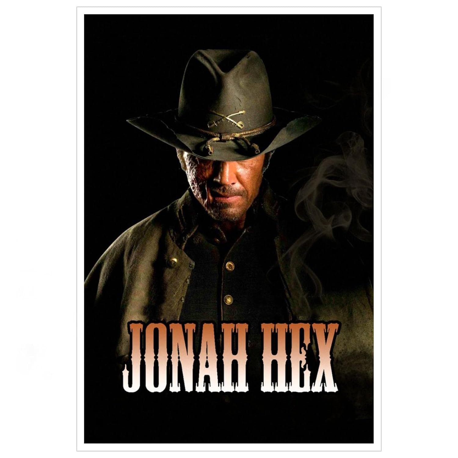 Jonah Hex Movie Poster Canvas Prints Western Cowboy Action Movies Poster Wall Art For Home Office Cinema Decorations Unframed 12"x8"