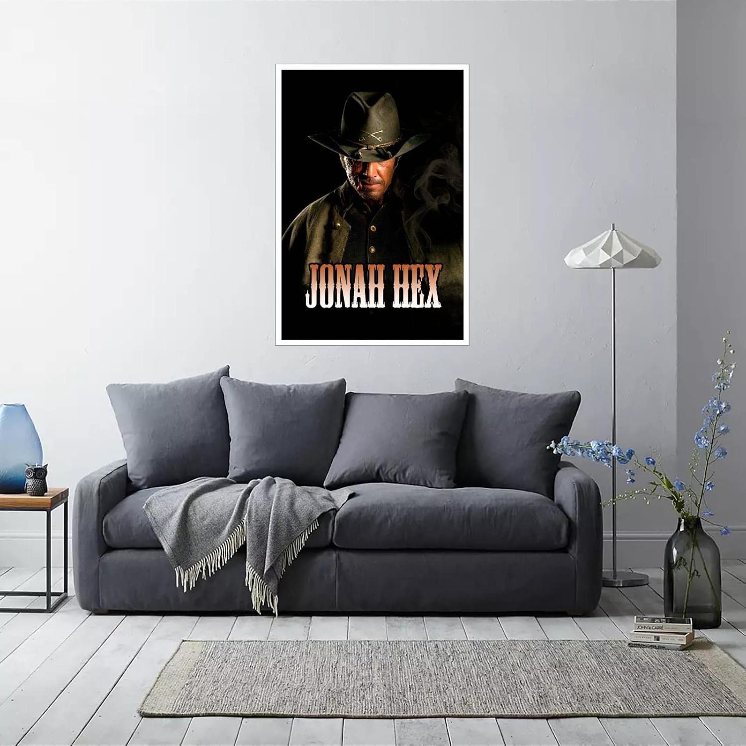 Jonah Hex Movie Poster Canvas Prints Western Cowboy Action Movies Poster Wall Art For Home Office Cinema Decorations Unframed 12"x8"